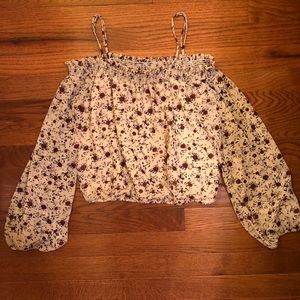 Floral off the shoulder with straps